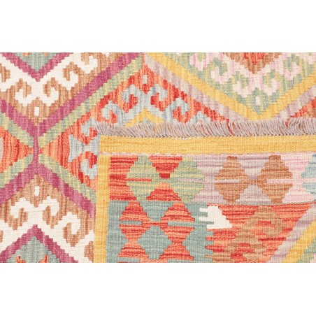Tappeto Kilim Afghanistan marrone 125x179