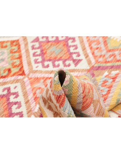 Tappeto Kilim Afghanistan marrone 125x179