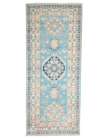 Tappeto Kazak Afghanistan beige grigio 84x200