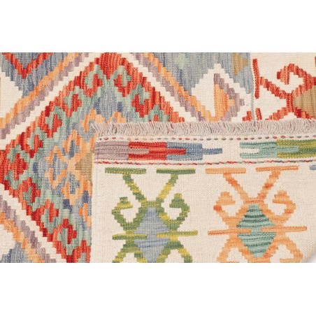 Tappeto Kilim Afghanistan bianco 126x180