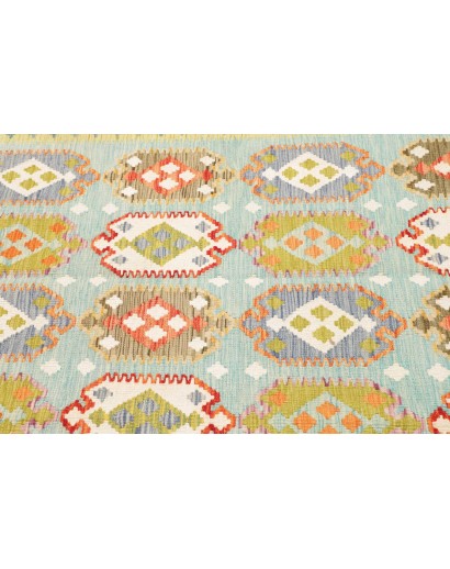 Tappeto Kilim Afghanistan beige bianco 126x184