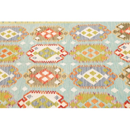 Tappeto Kilim Afghanistan beige bianco 126x184