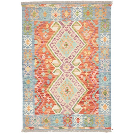 Tappeto Kilim Afghanistan beige marrone 121x175
