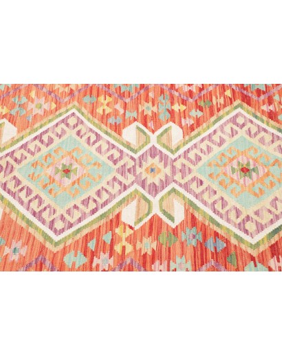 Tappeto Kilim Afghanistan beige marrone 121x175