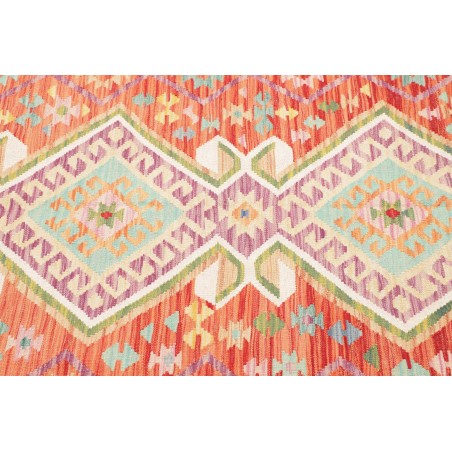 Tappeto Kilim Afghanistan beige marrone 121x175