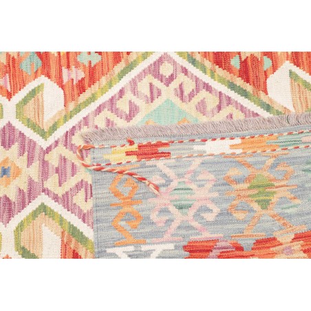 Tappeto Kilim Afghanistan beige marrone 121x175