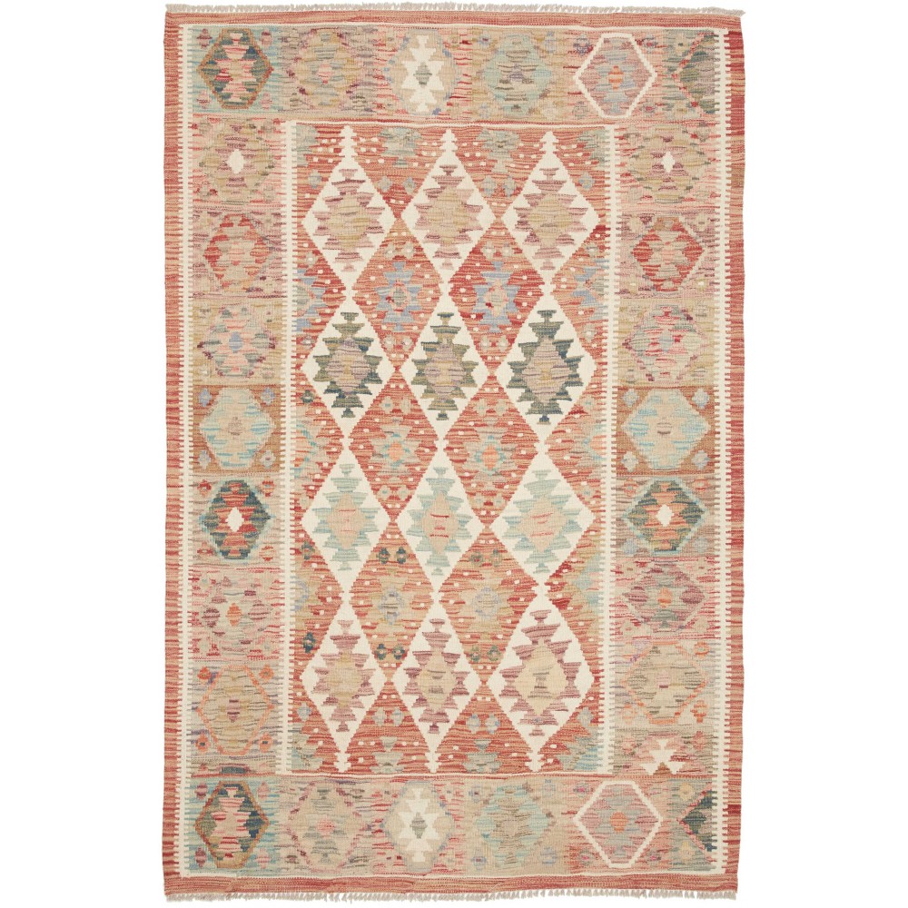 Tappeto Kilim Afghanistan marrone 125x195