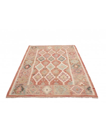 Tappeto Kilim Afghanistan marrone 125x195