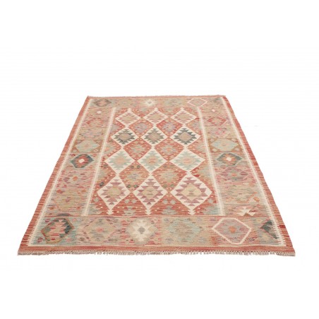 Tappeto Kilim Afghanistan marrone 125x195