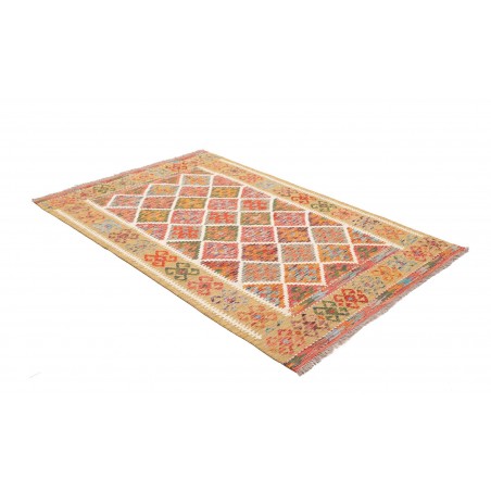 Tappeto Kilim Afghanistan marrone 129x191