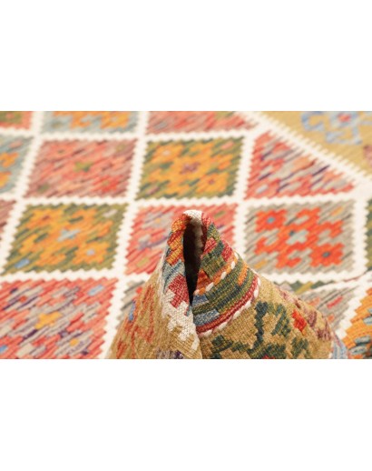 Tappeto Kilim Afghanistan marrone 129x191