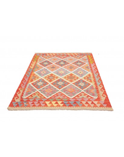 Tappeto Kilim Afghanistan marrone 126x178