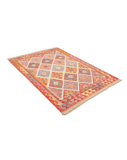 Tappeto Kilim Afghanistan marrone 126x178