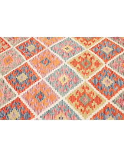Tappeto Kilim Afghanistan marrone 126x178