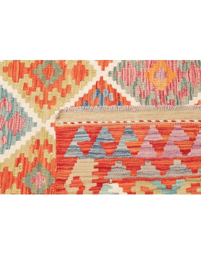 Tappeto Kilim Afghanistan marrone 126x178