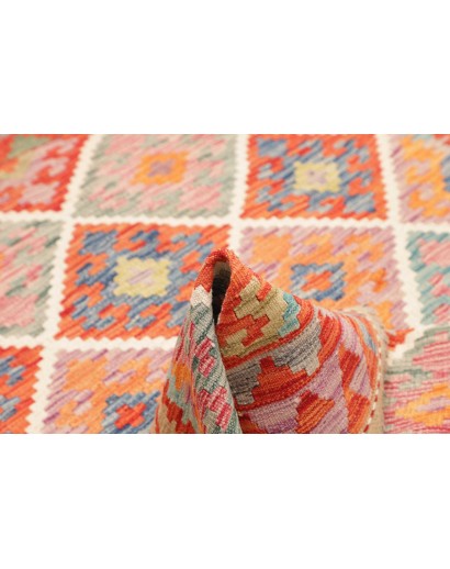 Tappeto Kilim Afghanistan marrone 126x178