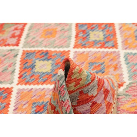 Tappeto Kilim Afghanistan marrone 126x178