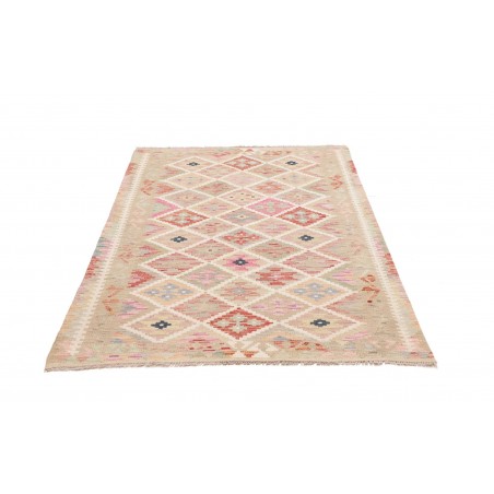 Tappeto Kilim Afghanistan beige marrone 121x178