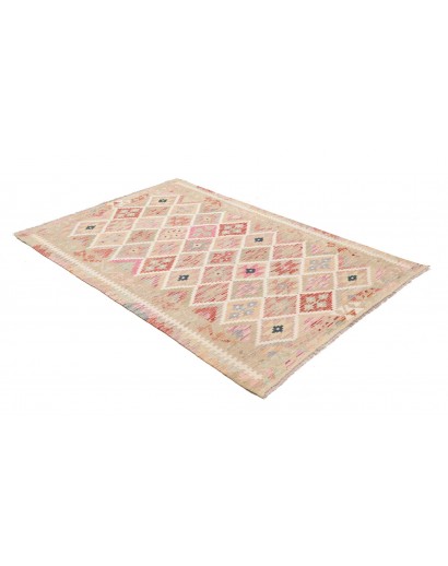 Tappeto Kilim Afghanistan beige marrone 121x178