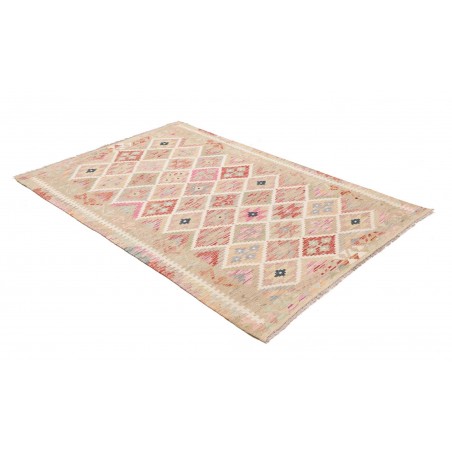 Tappeto Kilim Afghanistan beige marrone 121x178