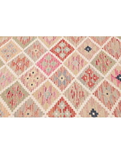 Tappeto Kilim Afghanistan beige marrone 121x178