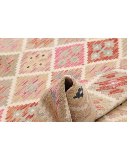 Tappeto Kilim Afghanistan beige marrone 121x178