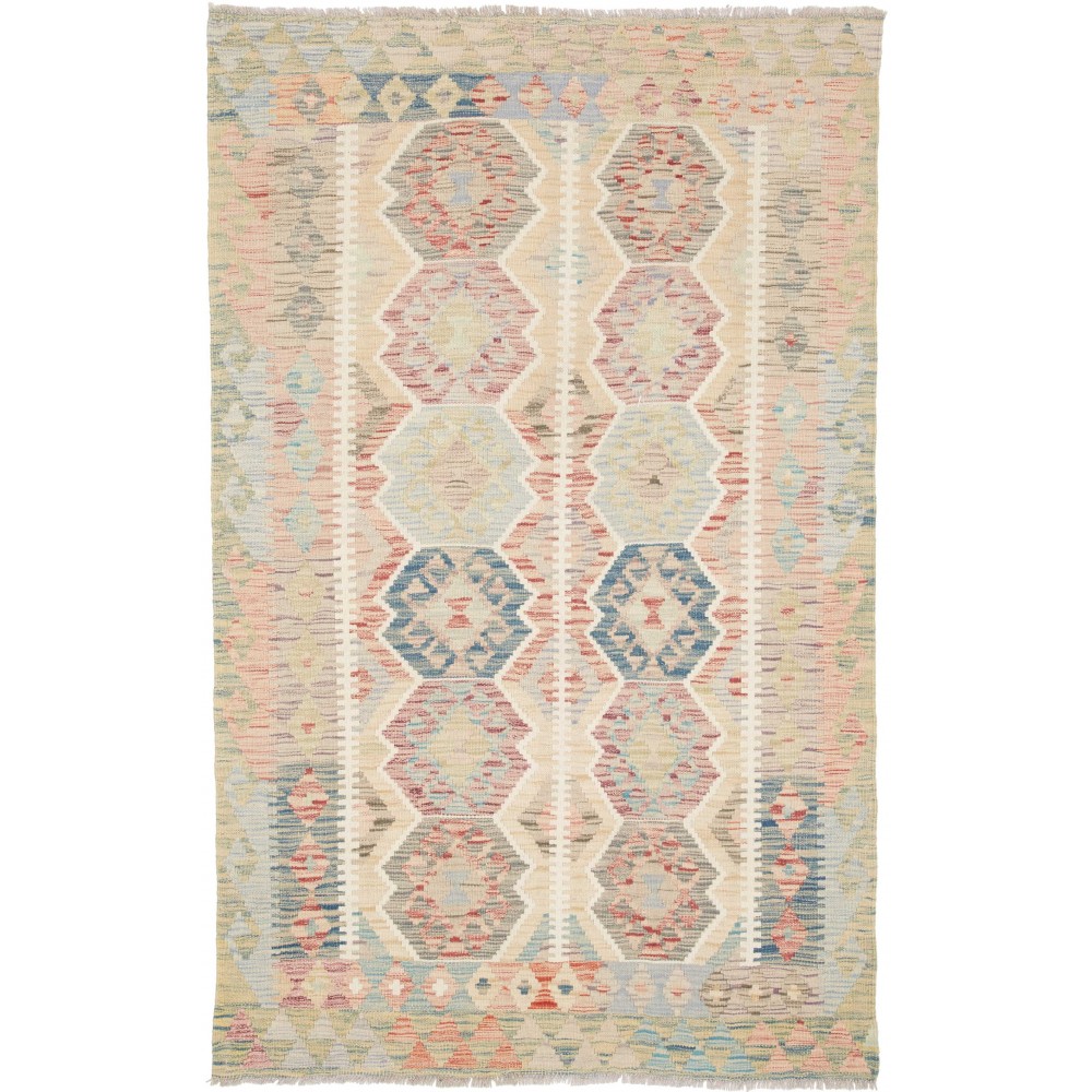 Tappeto Kilim Afghanistan beige marrone 119x188