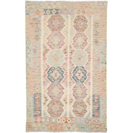 Tappeto Kilim Afghanistan beige marrone 119x188