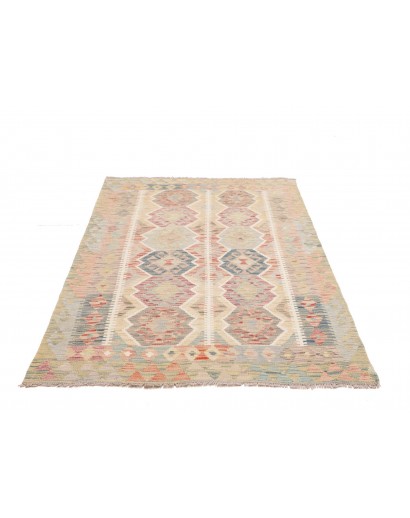 Tappeto Kilim Afghanistan beige marrone 119x188
