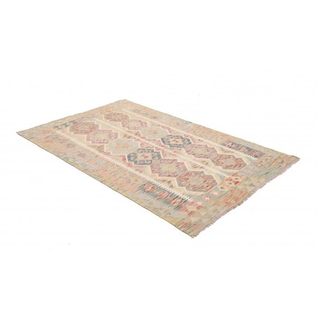 Tappeto Kilim Afghanistan beige marrone 119x188