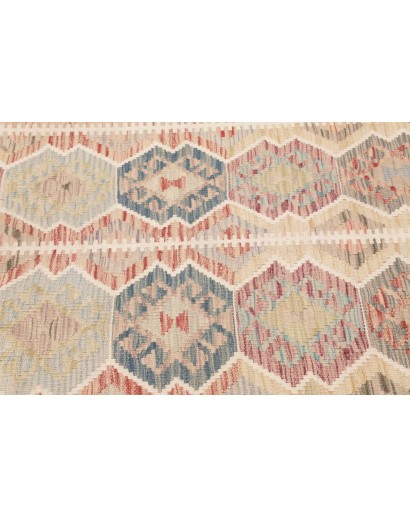 Tappeto Kilim Afghanistan beige marrone 119x188