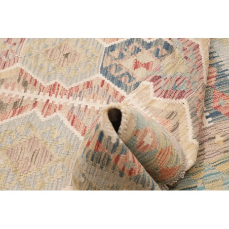 Tappeto Kilim Afghanistan beige marrone 119x188