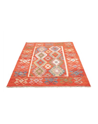 Tappeto Kilim Afghanistan arancione 129x169
