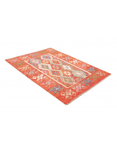Tappeto Kilim Afghanistan arancione 129x169