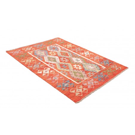 Tappeto Kilim Afghanistan arancione 129x169