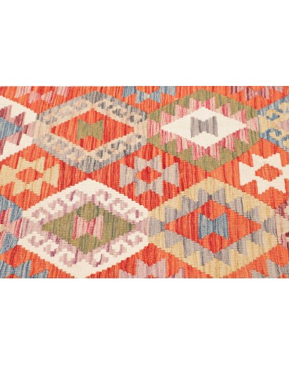 Tappeto Kilim Afghanistan arancione 129x169