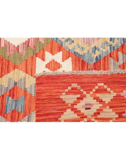 Tappeto Kilim Afghanistan arancione 129x169