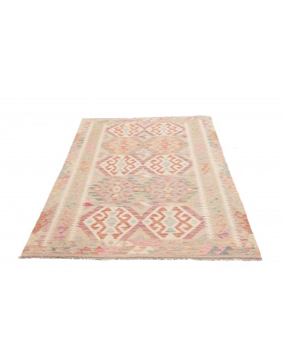 Tappeto Kilim Afghanistan giallo beige 121x186