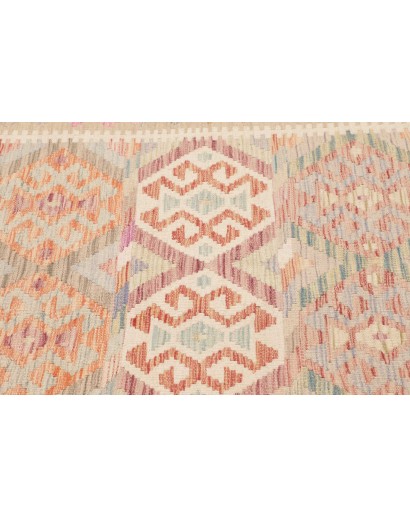 Tappeto Kilim Afghanistan giallo beige 121x186