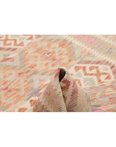 Tappeto Kilim Afghanistan giallo beige 121x186