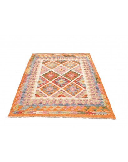 Tappeto Kilim Afghanistan marrone 127x175