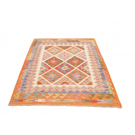 Tappeto Kilim Afghanistan marrone 127x175