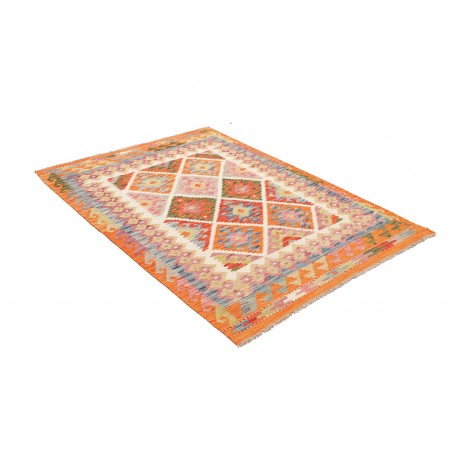 Tappeto Kilim Afghanistan marrone 127x175