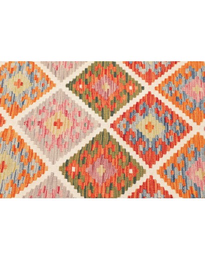 Tappeto Kilim Afghanistan marrone 127x175