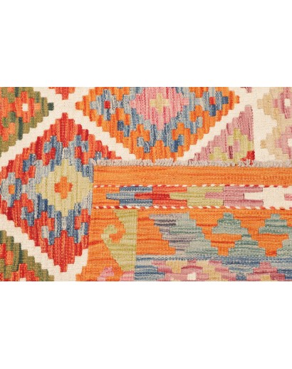 Tappeto Kilim Afghanistan marrone 127x175