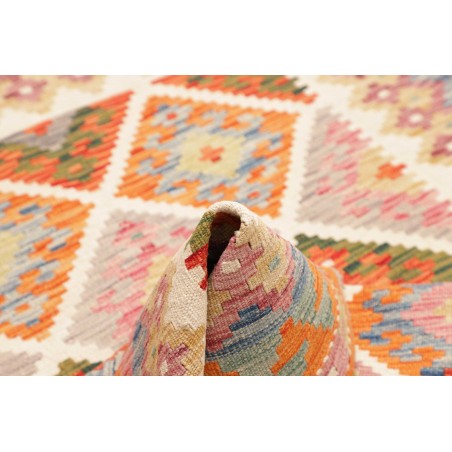 Tappeto Kilim Afghanistan marrone 127x175