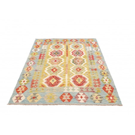Tappeto Kilim Afghanistan beige marrone 121x177