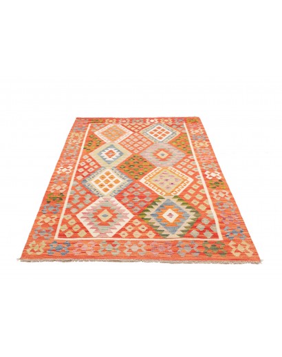 Tappeto Kilim Afghanistan marrone 126x185