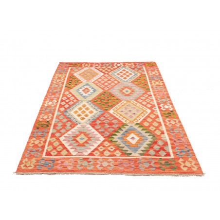 Tappeto Kilim Afghanistan marrone 126x185