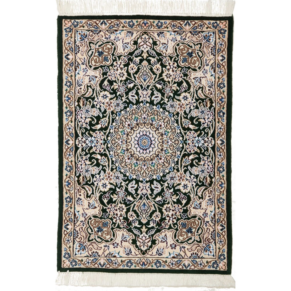Tappeto Nain 9La Persia blu bianco 60x87 Tappeto Nain 9La Persia blu bianco 60x87